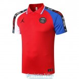 Camiseta PSG Polo White Red Blue 2020-2021