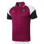 Camiseta PSG x Jordan Polo Purple 2020-2021