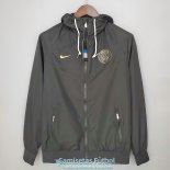 PSG Chaqueta Rompevientos Black Golden 2021/2022