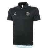 Camiseta PSG x Jordan Polo Black 2020-2021