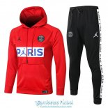 PSG x JORDAN Sudadera Capucha Red + Pantalon 2020-2021