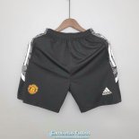 Pantalon Corto Manchester United Training Black III 2021/2022